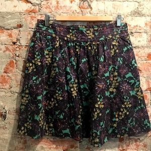 J. Crew Floral Skirt sz. 10